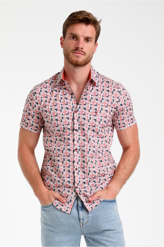 OVERHEMD 335530 4002 light coral